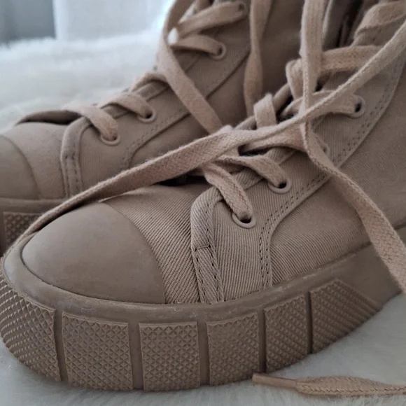 Zara Chunky Trainers Boots Sneackers - Picture 6 of 16